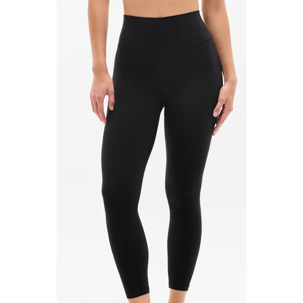 Athleta Elation Ultra High Rise Tight Womens M Black Yoga Athletic Leggings #831